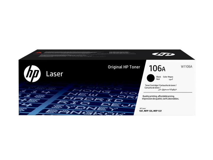 Original HP 106A W1106A toner cartridge