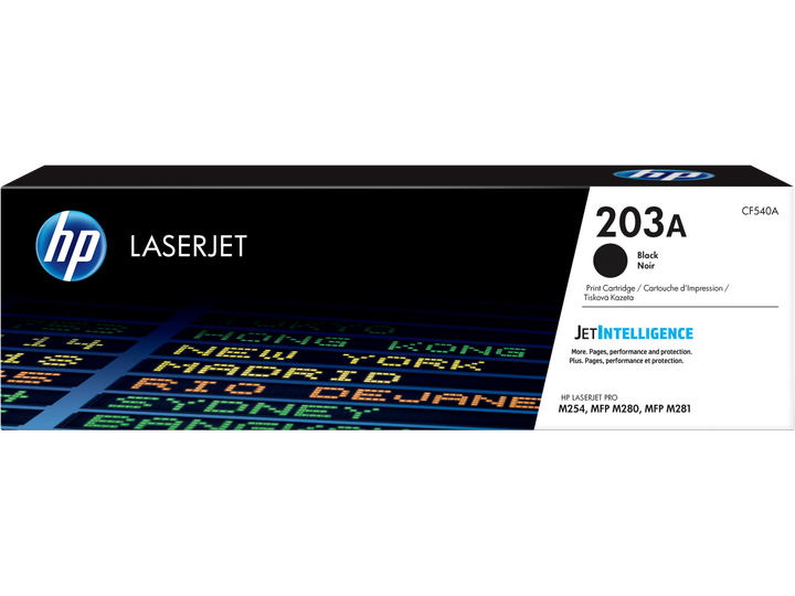 Original HP 203A CF540A black toner cartridge
